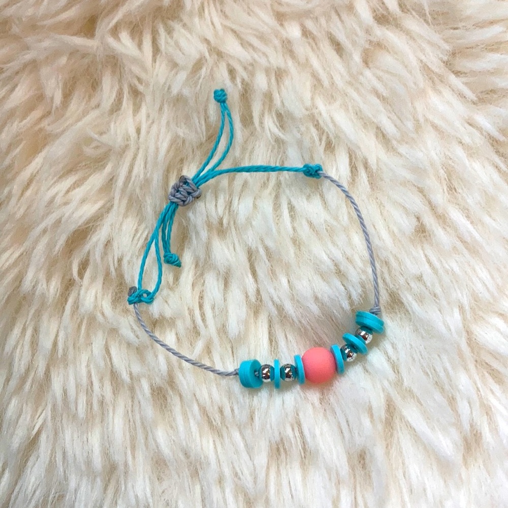 Adjustable, summer colors, clay beads
